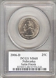 2006-D 25C Nebraska Satin Finish SP68