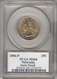 2006-P 25C Nebraska Satin Finish SP68