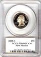 2008-S 25C New Mexico PR69DCAM