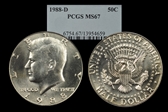 1988-D 50C MS67