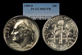 1988-D 10C MS67FB