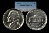 1988-P 5C MS66FS