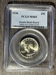 1936 25C MS65