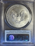2011 $1 Eagle-25th Anniversary First Strike MS70