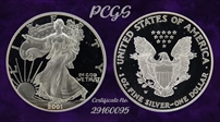 2001-W $1 Silver Eagle Moy Signature PR69DCAM