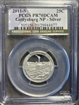 2011-S 25C Gettysburg NP - Silver PR70DCAM