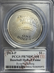 2014-P $1 Baseball Hall of Fame Ryne Sandberg PR70DCAM