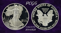 1988-S $1 Silver Eagle Moy Signature PR69DCAM
