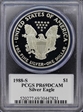 1988-S $1 Silver Eagle Moy Signature PR69DCAM