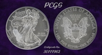 2009 $1 Silver Eagle Moy Signature MS69