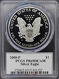2000-P $1 Silver Eagle Moy Signature PR69DCAM
