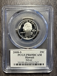 2008-S 25C Hawaii Silver PR69DCAM