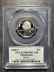 2008-S 25C Oklahoma Silver PR69DCAM
