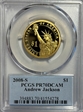 2008-S $1 Andrew Jackson PR70DCAM