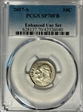2017-S 10C Enhanced Unc Set SP70FB