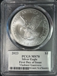 2023 $1 Silver Eagle Legends of Life First Day of Issue Vladimir Guerre MS70