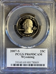 2007-S 25C Wyoming PR69DCAM