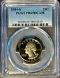 1984-S 25C PR69DCAM