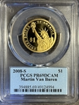 2008-S $1 Martin Van Buren PR69DCAM