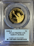 2008-S $1 Andrew Jackson PR69DCAM