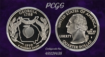 1999-S 25C Georgia Silver PR69DCAM