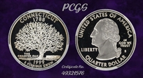 1999-S 25C Connecticut Silver PR69DCAM