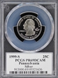1999-S 25C Pennsylvania Silver PR69DCAM