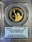 2010-S $1 James Buchanan PR69DCAM