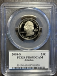 2008-S 25C Alaska PR69DCAM
