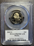 2003-S 25C Maine PR69DCAM