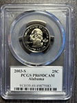 2003-S 25C Alabama PR69DCAM