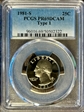 1981-S 25C Type 1 PR69DCAM