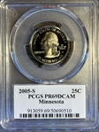2005-S 25C Minnesota PR69DCAM