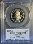 2005-S 25C California  Silver PR69DCAM