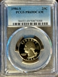 1986-S 25C PR69DCAM