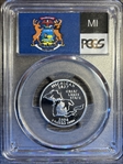 2004-S 25C Michigan Silver PR69DCAM