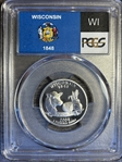 2004-S 25C Wisconsin Silver PR69DCAM