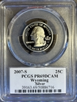 2007-S 25C Wyoming Silver PR69DCAM