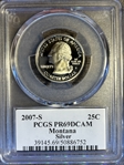 2007-S 25C Montana Silver PR69DCAM