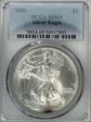 2001 $1 Silver Eagle MS69