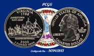 2000-S 25C Virginia PR70DCAM