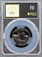 2001-S 25C Rhode Island PR69DCAM