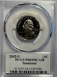 2002-S 25C Tennessee PR69DCAM
