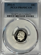 2012-S 10C PR69DCAM