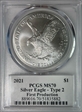 2021 $1 Silver Eagle - Type 2 First Production Leonard Buckley MS70