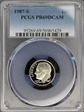 1987-S 10C PR69DCAM