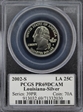 2002-S 25C Louisiana Silver PR69DCAM