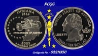 2002-S 25C Indiana PR70DCAM