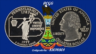 1999-S 25C Pennsylvania PR69DCAM