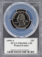1999-S 25C Pennsylvania PR69DCAM